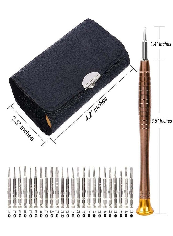 NVF 25 in 1 Precision Screwdriver Set Multi Pocket Repair Tool Kit Torx Cell Phone Laptop Mini Electronic Opening for PC Camera Watch Universal Tablet Portable Wallet Repairing - Image 2